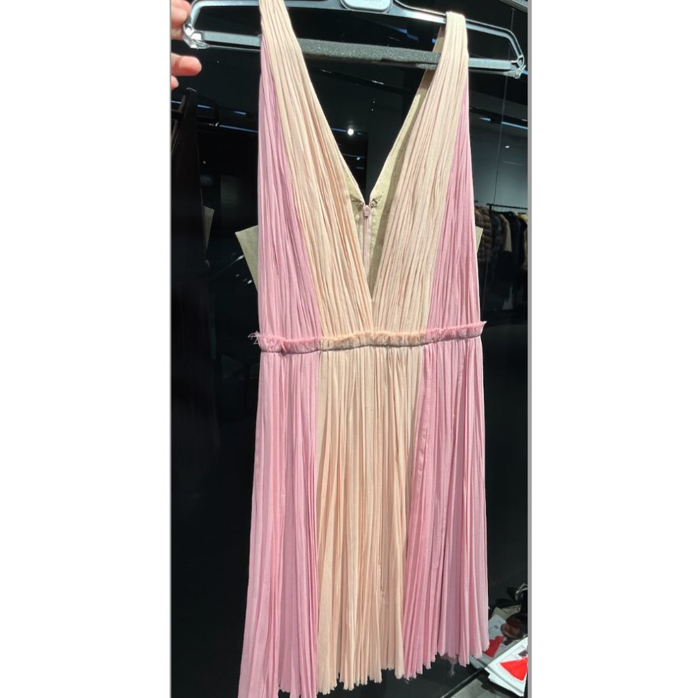 J Mendel Pink Mini Dress